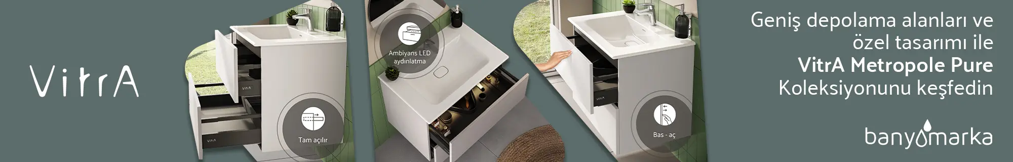 Kampanyalı İndirimli Lavabo Dolabı Modelleri